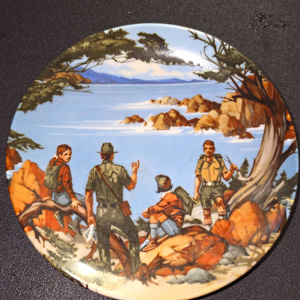 Avon American Portraits The West 1985 Multicolor Ceramic Western Collector Plate